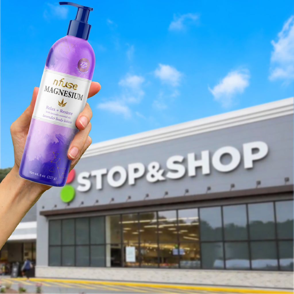 nfuse Lavender Magnesium Lotion is now at Stop & Shop