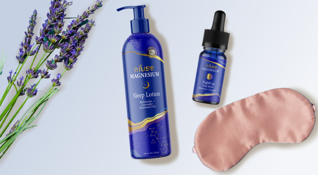 The Sleep Collection - magnesium and melatonin-enriched lotion and scalp serum