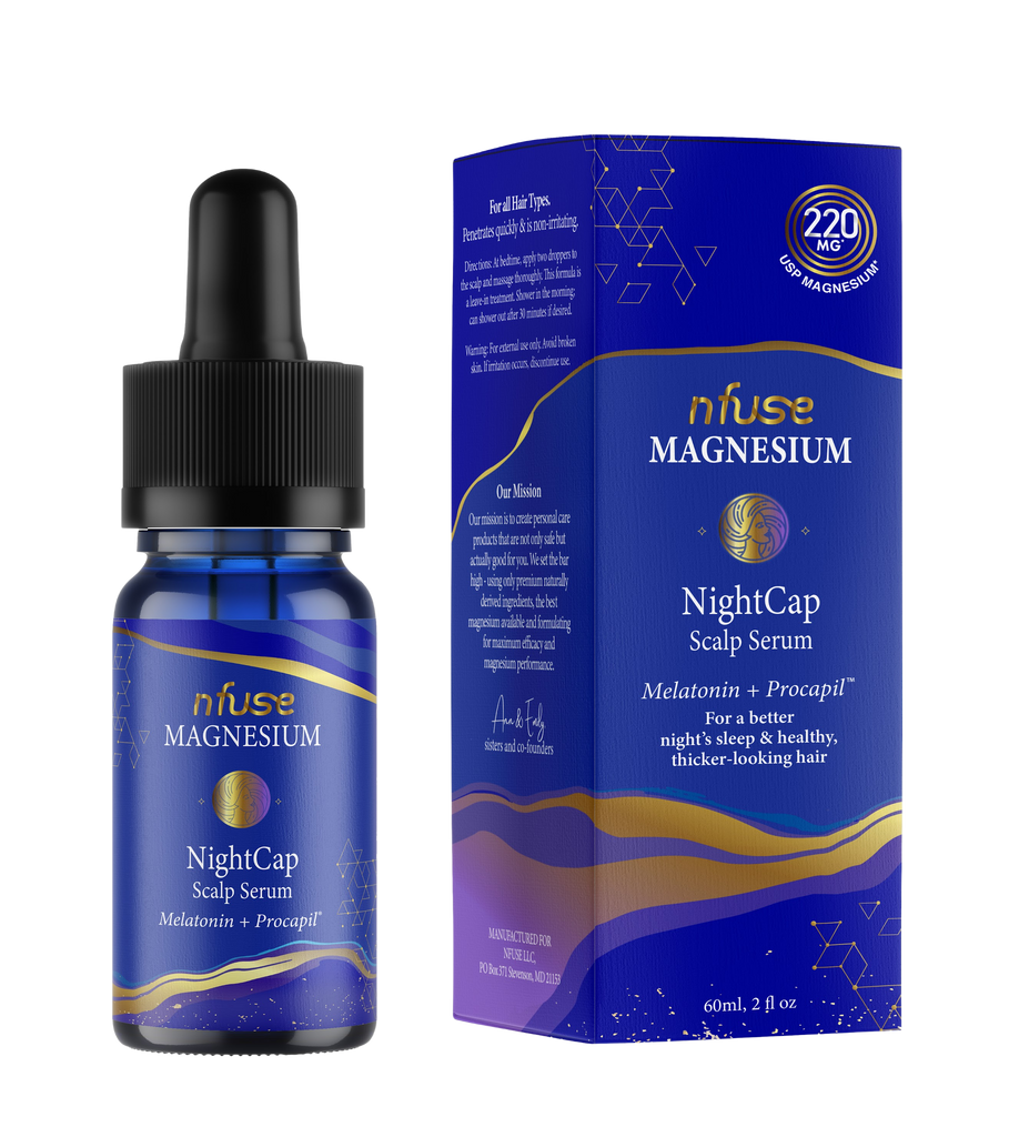 NightCap Scalp Serum with magnesium, melatonin and Procapil - for healthy hair and sleep