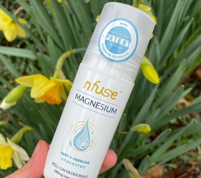 Unscented Natural Magnesium Roll On Deodorant